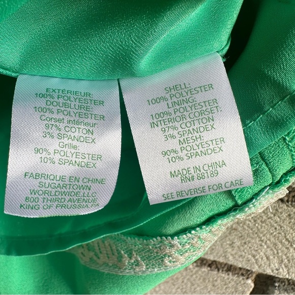 Lilly Pulitzer Stela Strapless Bow Dress Spearmint Green 10 NWT Holiday Cocktail - Picture 12 of 13